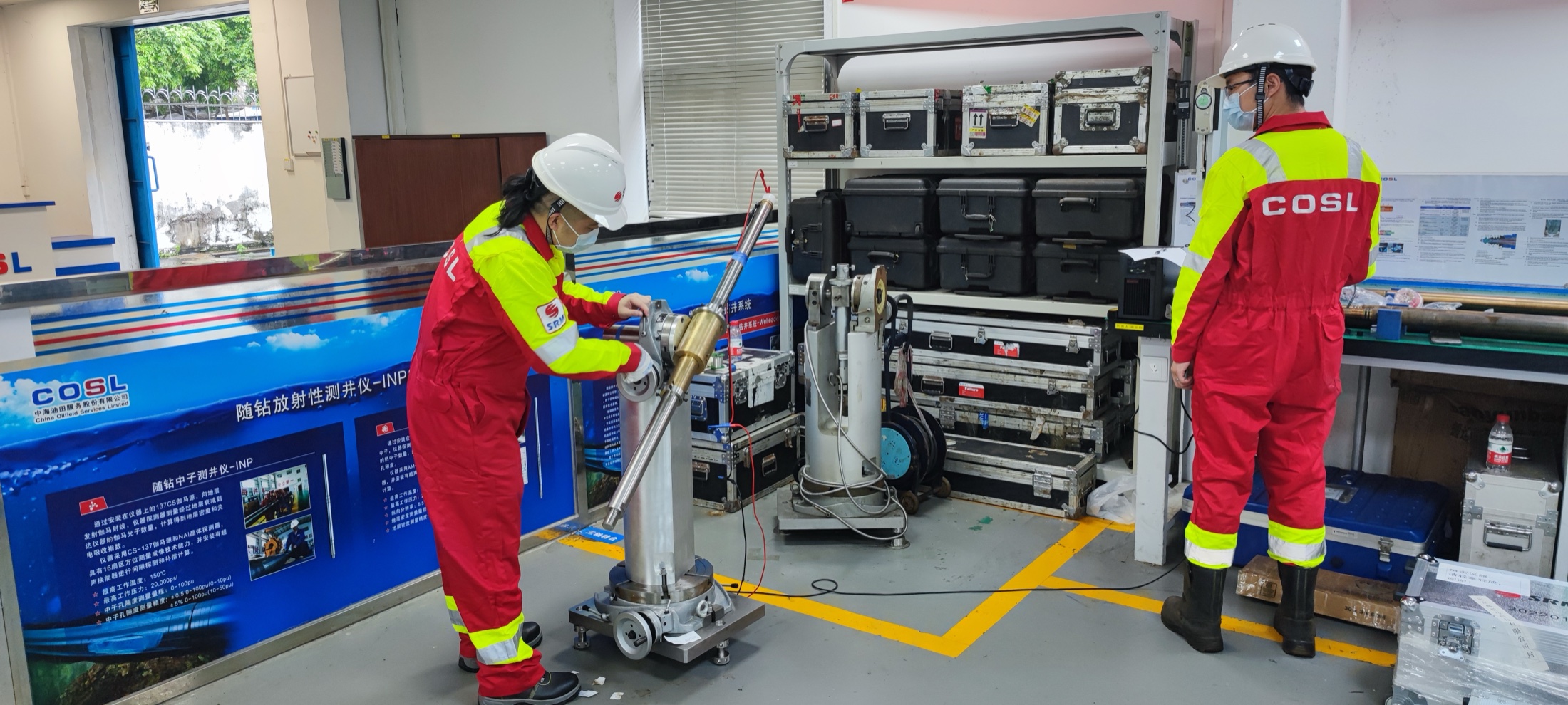 Field check and material confirmation before delivery.