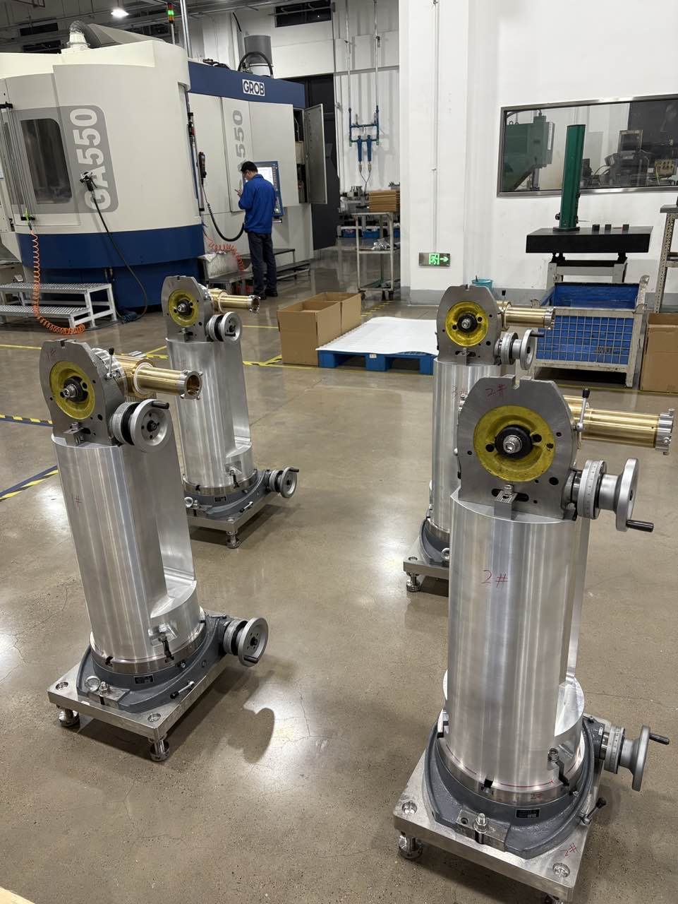 Mechanical calibration bench production acceptance.
