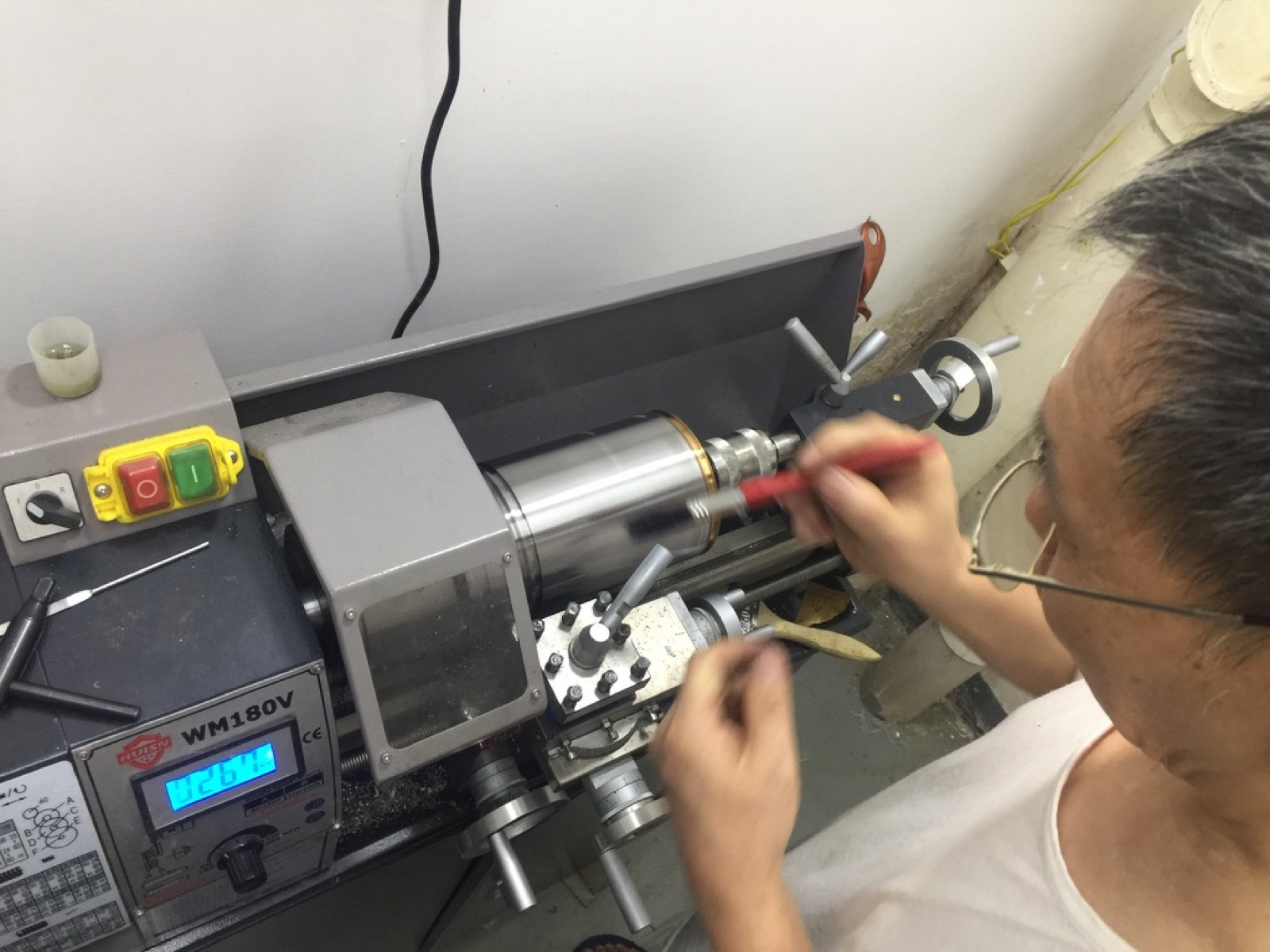 Lathe maintenance and pulser parts machining in Singapore.