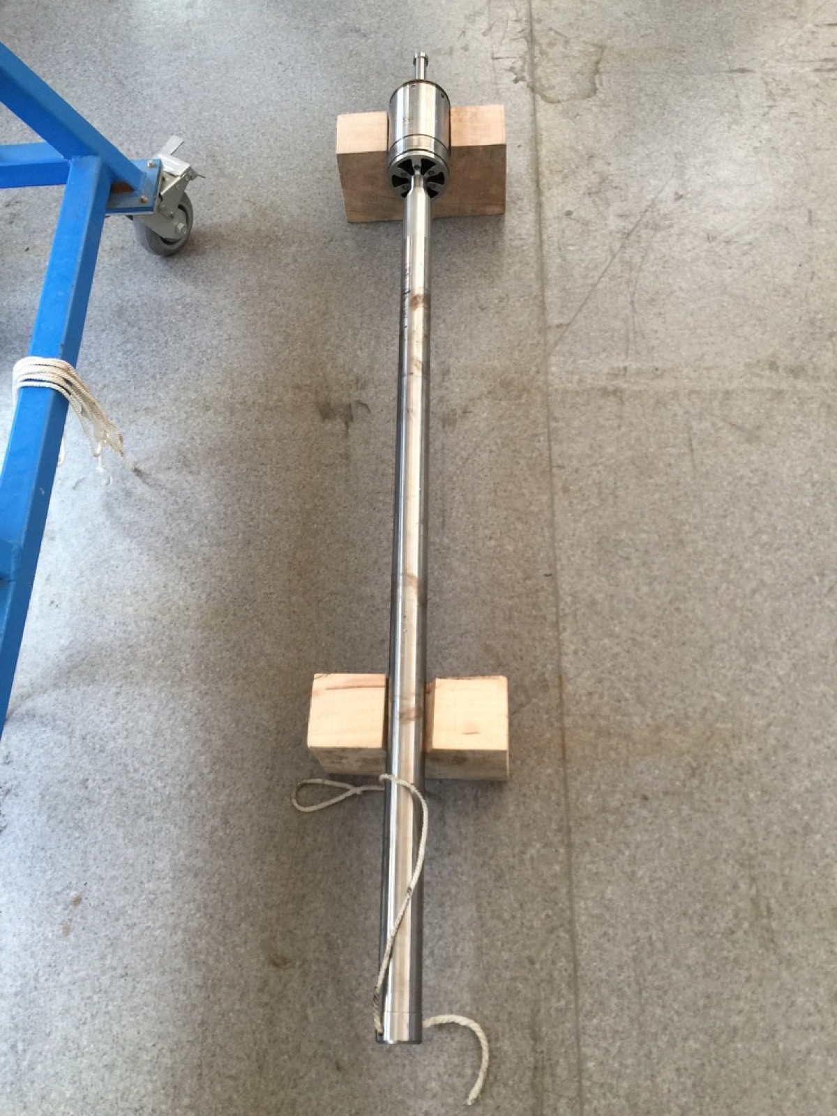 Before pulser pressure test.